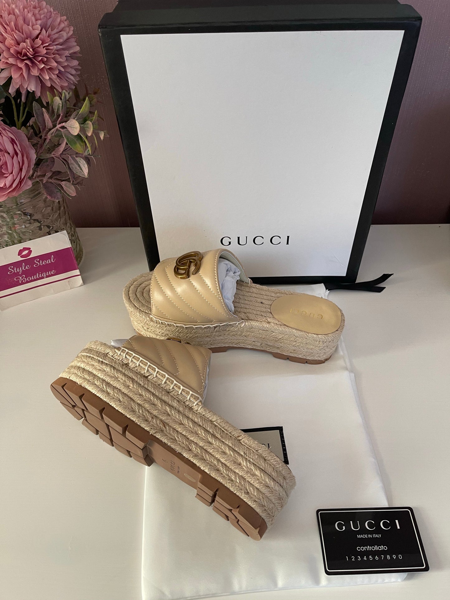 Leather Espadrille Sandals