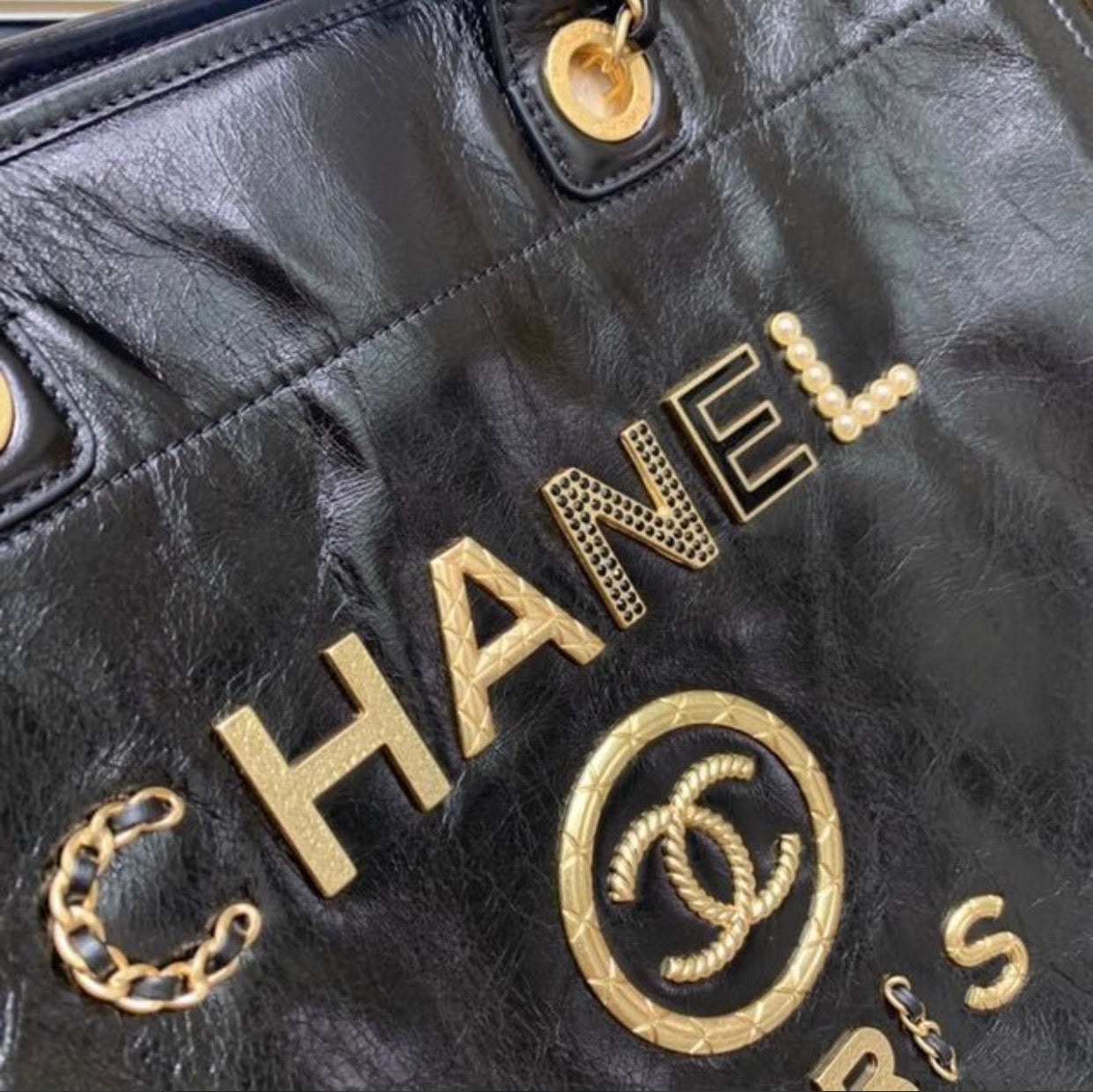 Leather Shopper