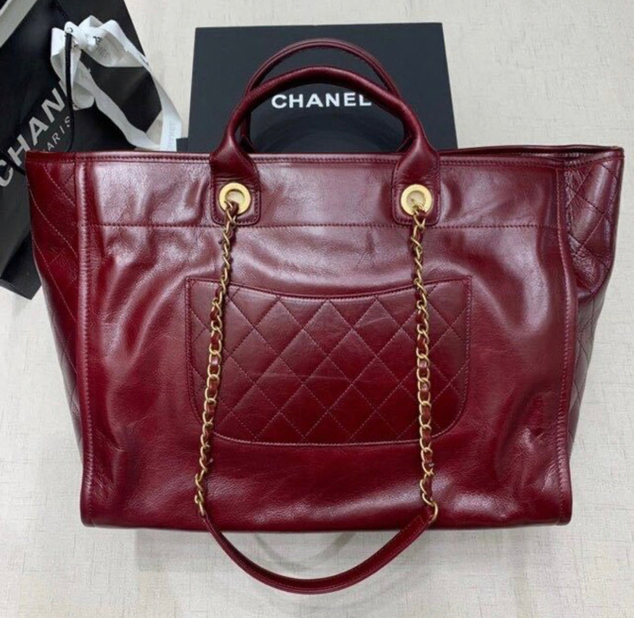 Leather Shopper