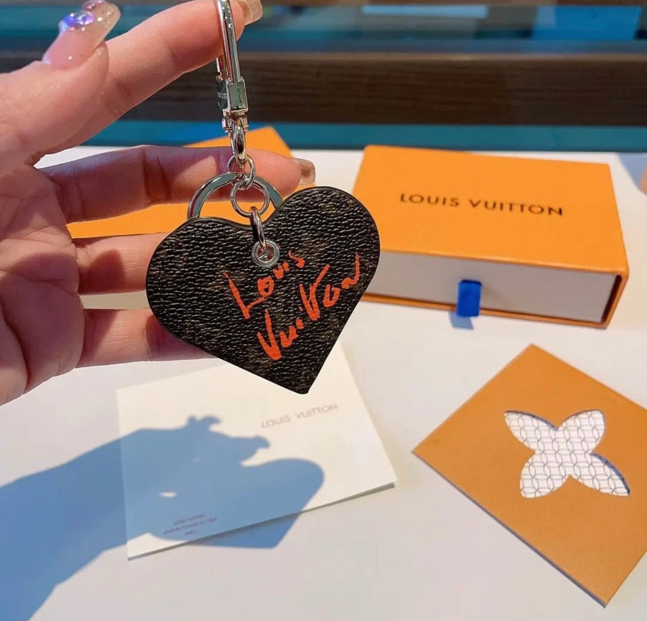 Heart Bag Charm/Keychain