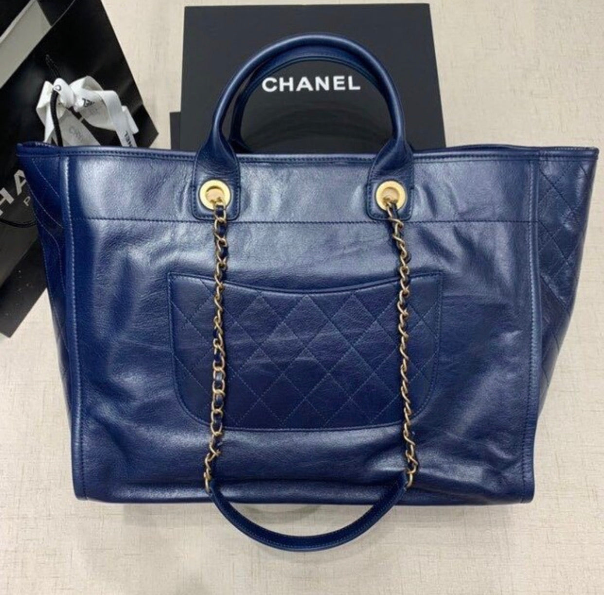 Leather Shopper