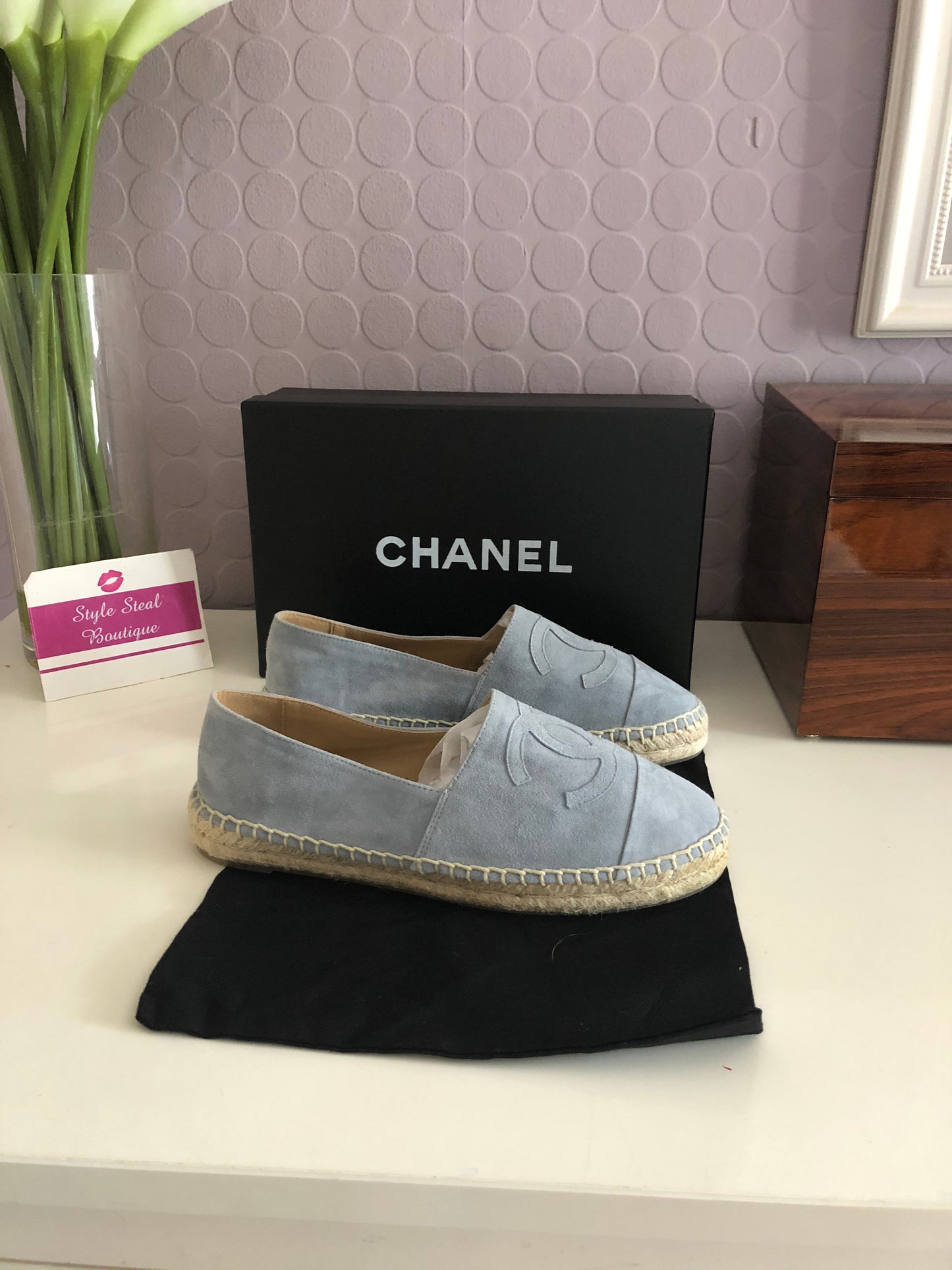 Suede Espadrilles