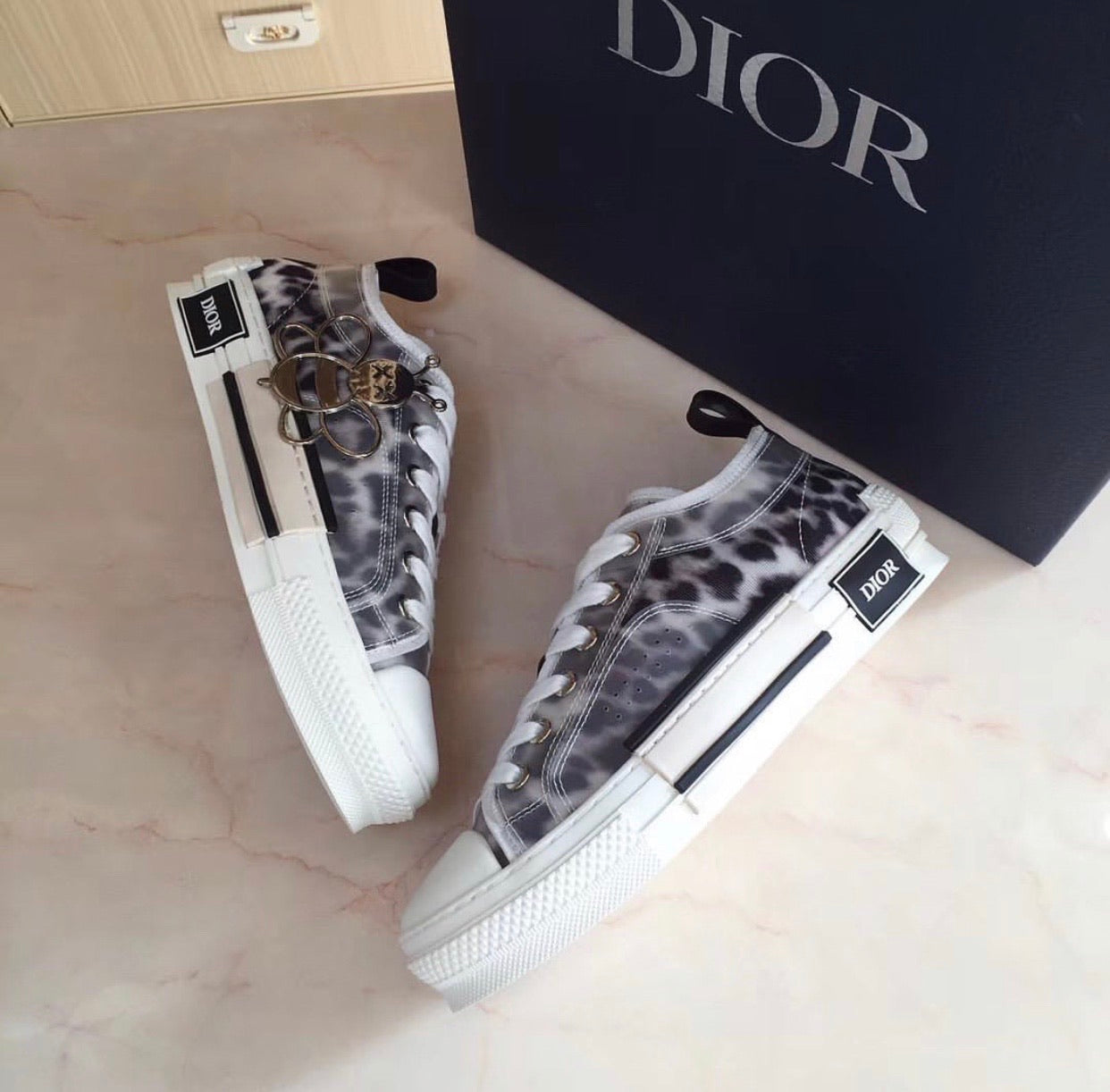 B23 Leopard Sneakers