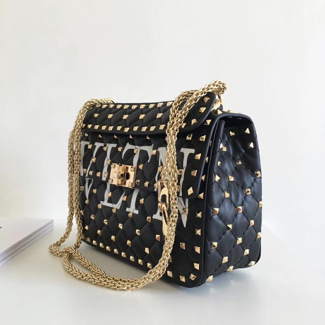 VLTN Spike Chain Bag