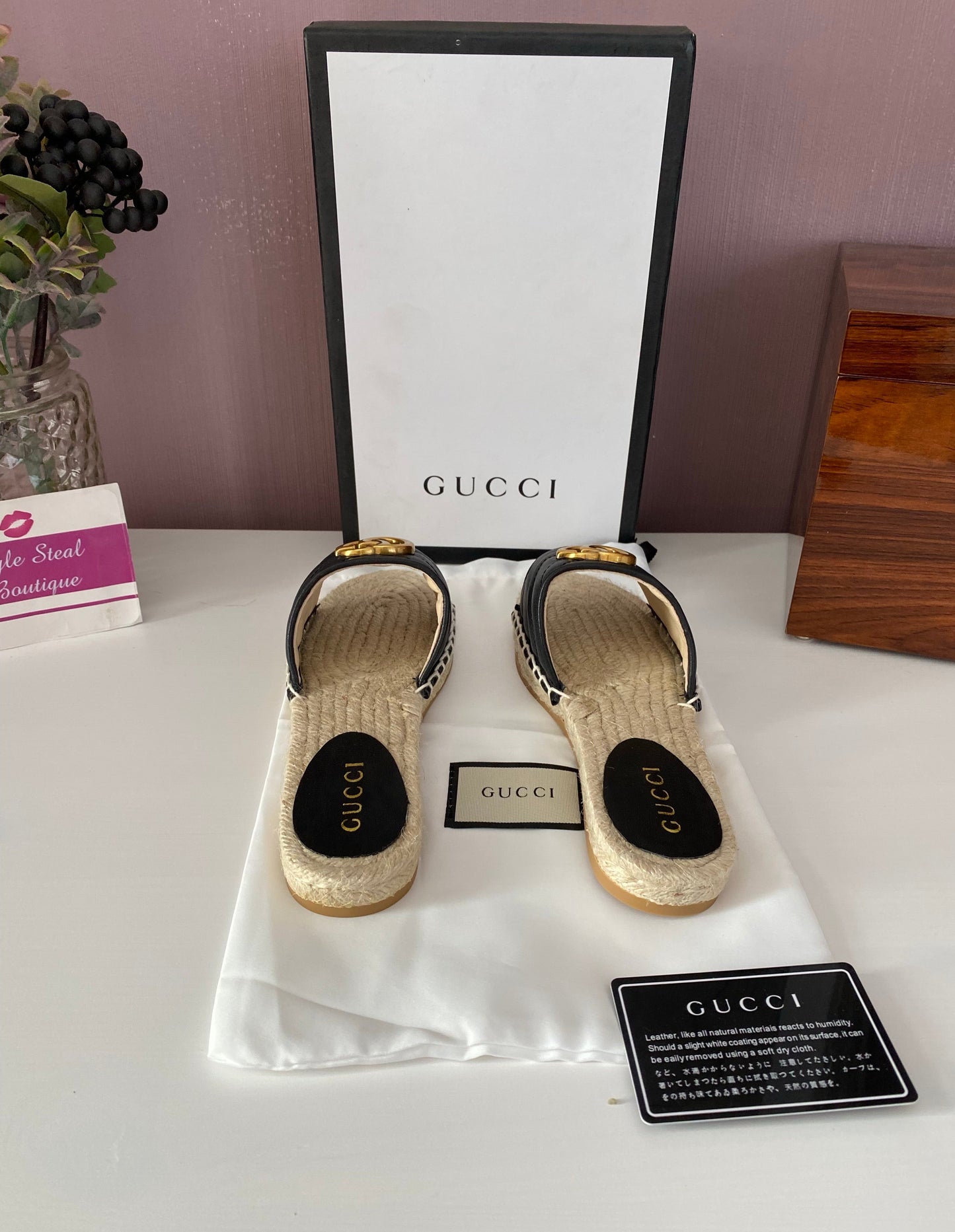 Leather Espadrille Sandals