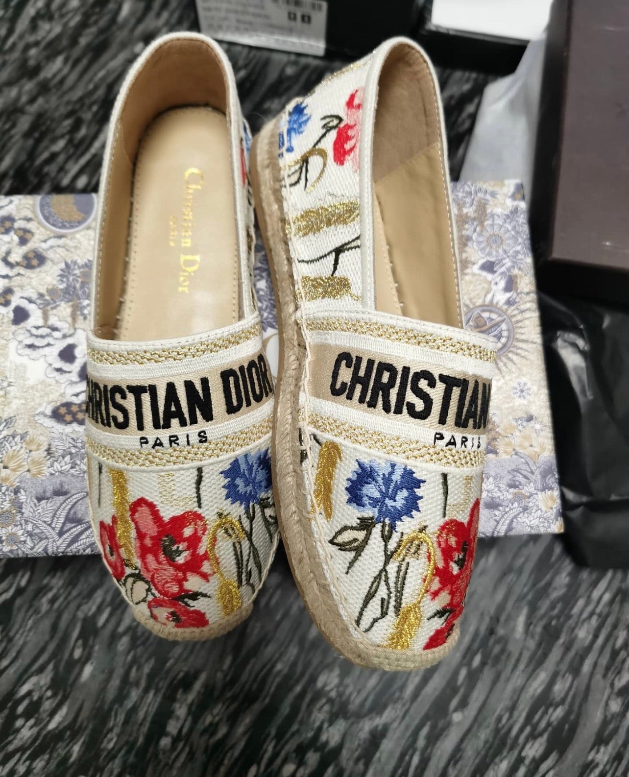 Embroidered Espadrilles