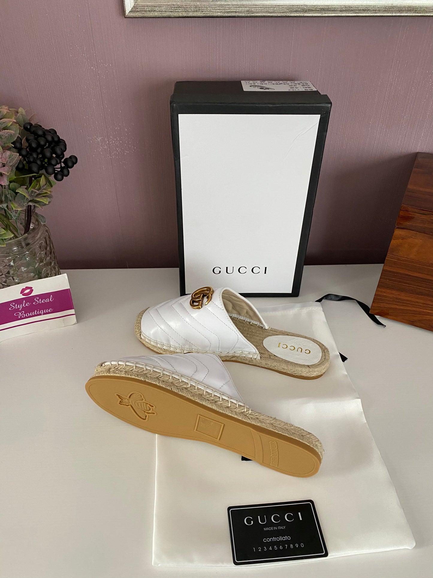 Leather Espadrilles