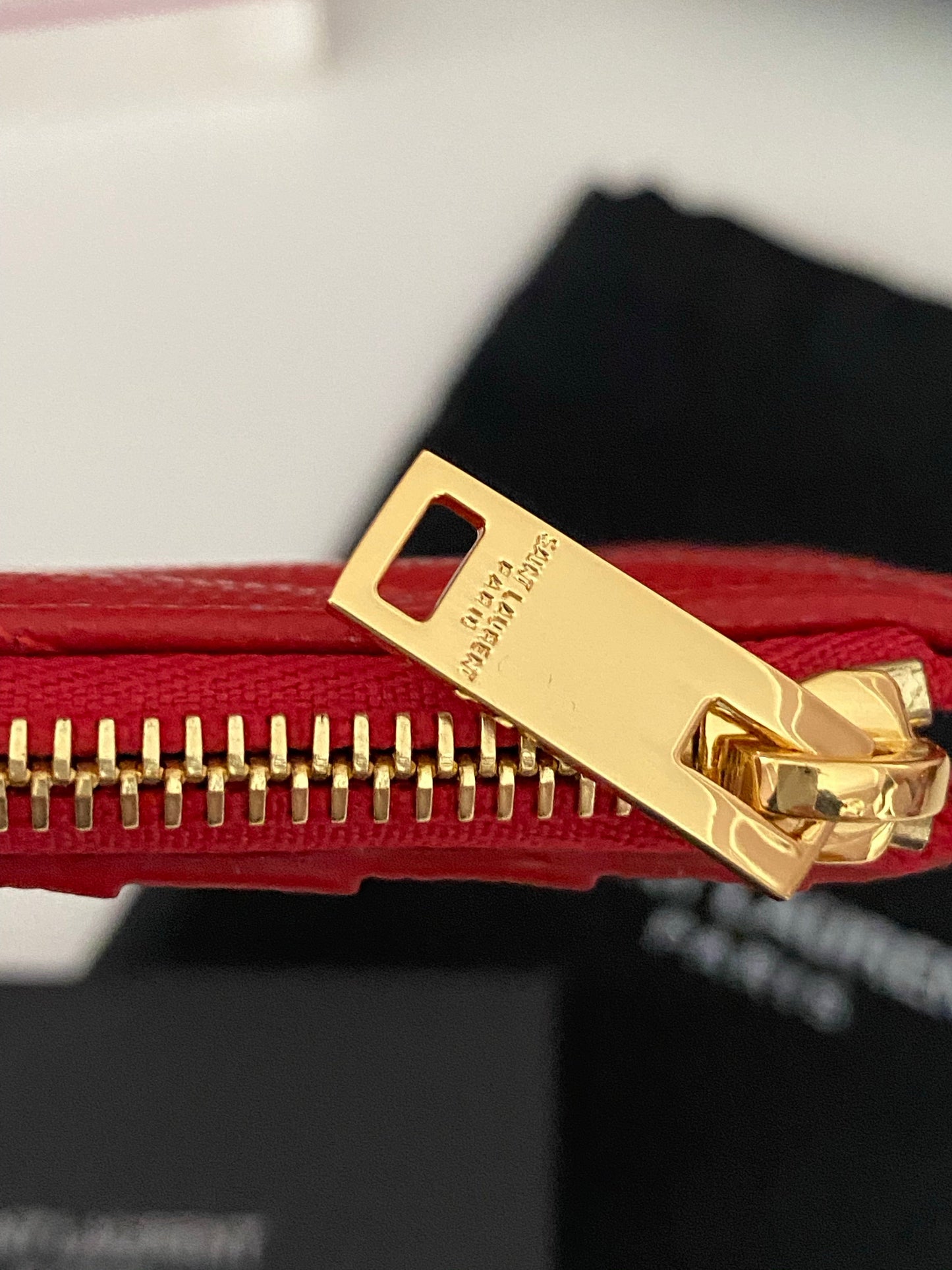 Monogram Zipped Card Holder