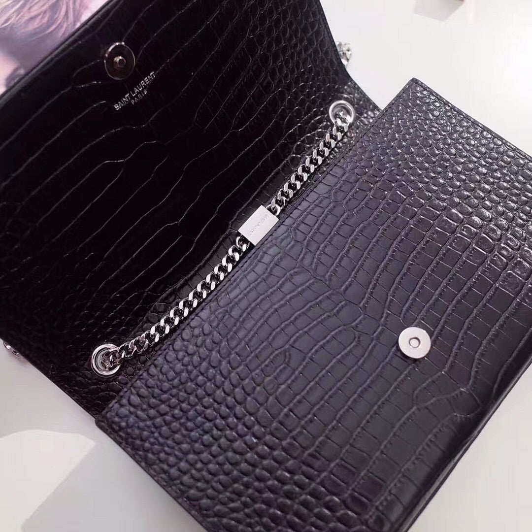 Kate Medium Embossed Tassel Bag