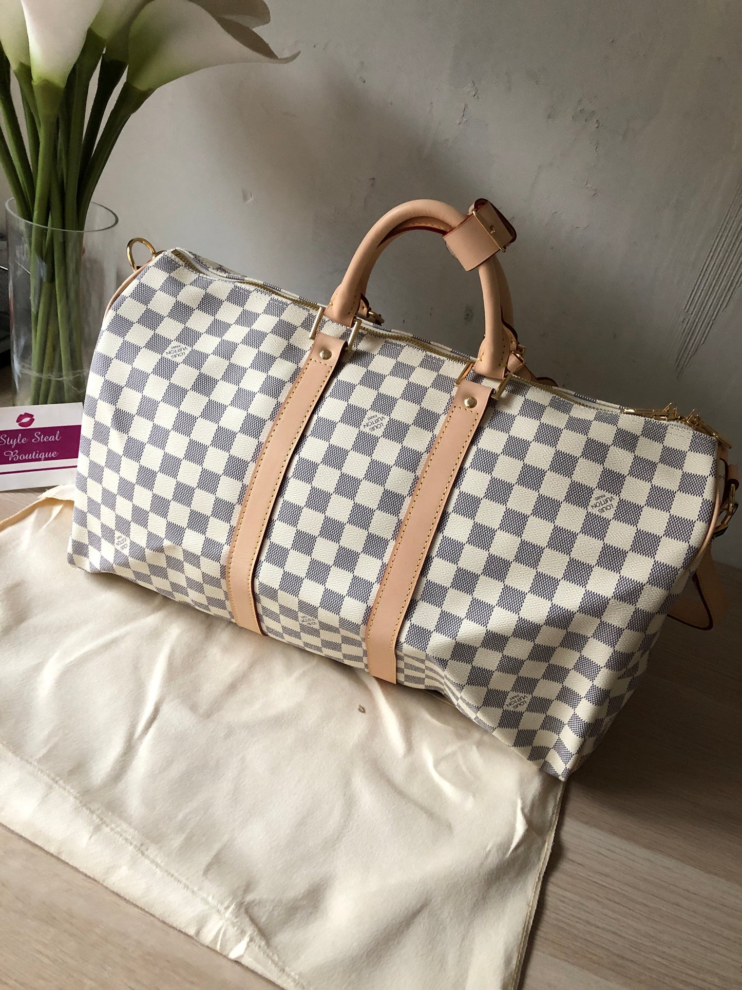 Keepall Damier Azur