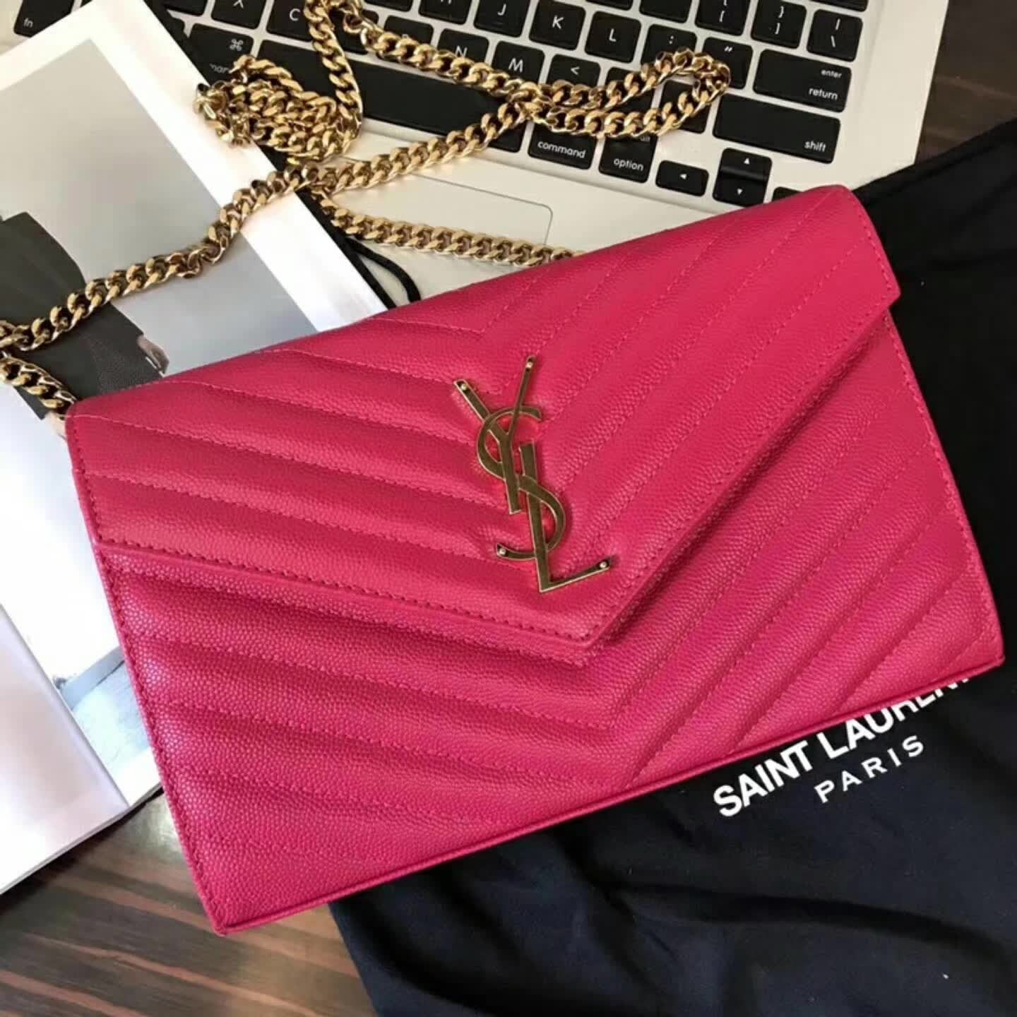 Monogram Chain Clutch