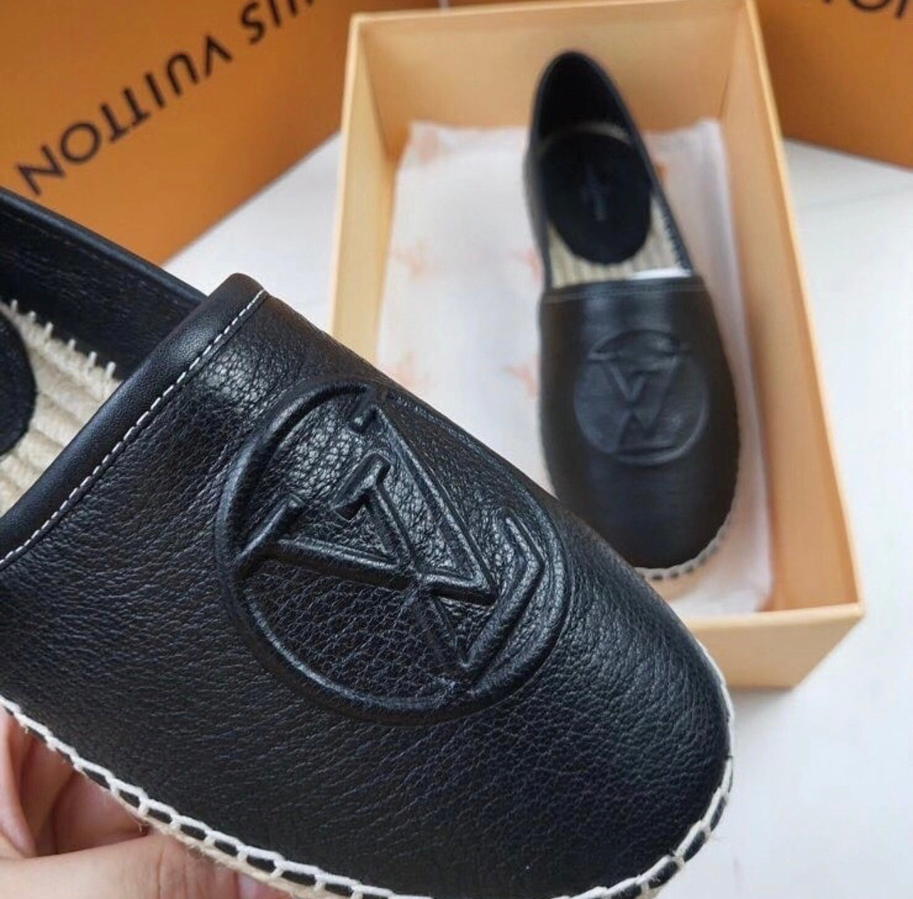 Leather Espadrilles