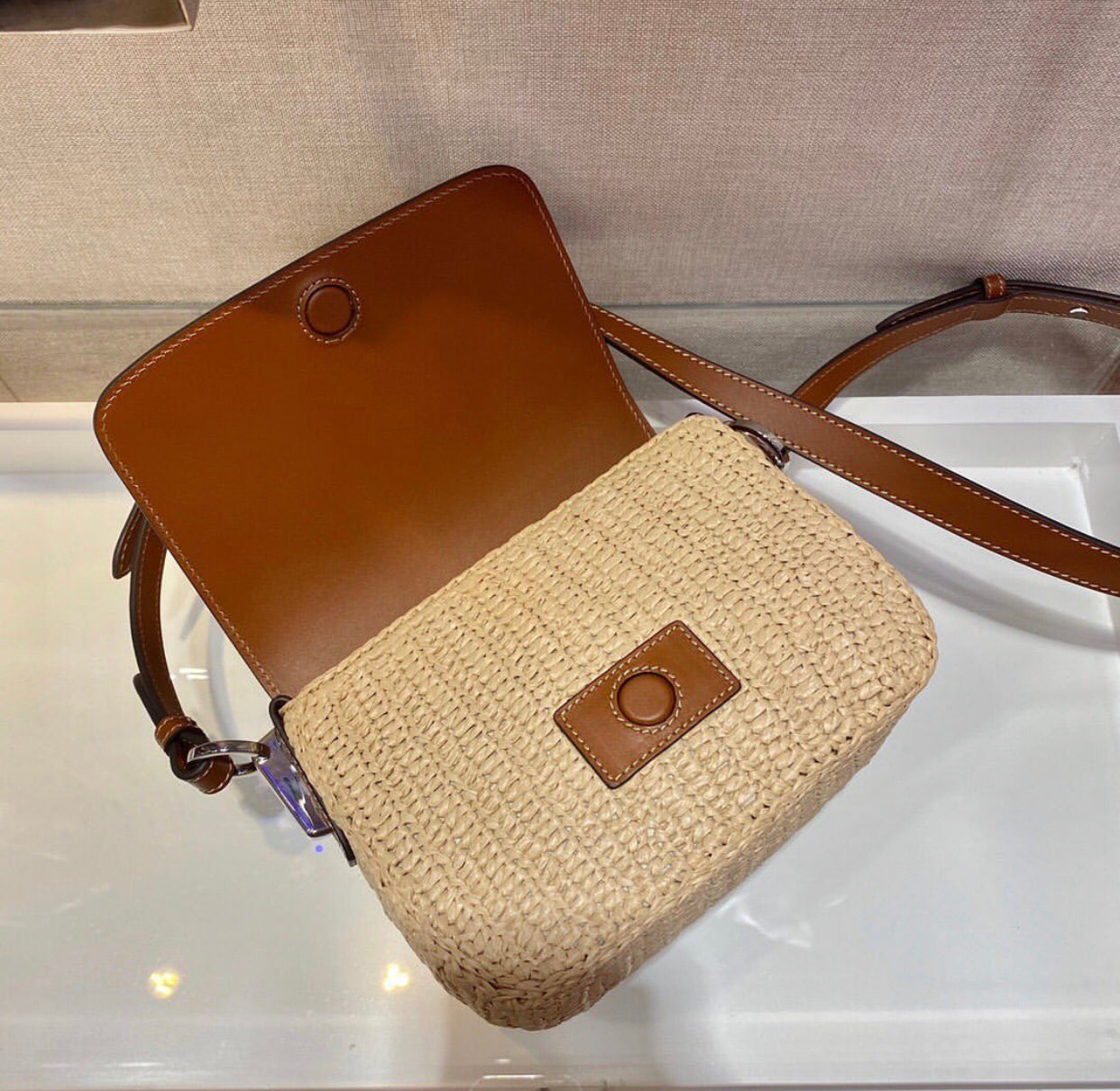 Raffia Shoulder Bag