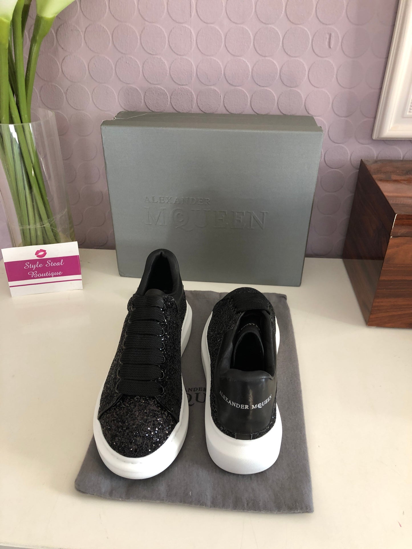 Oversized Sneaker Glitter