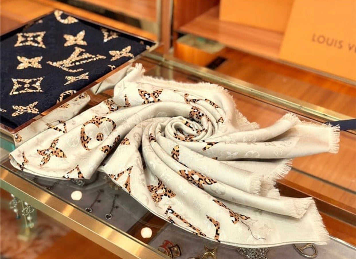 Monogram Jungle Shawl
