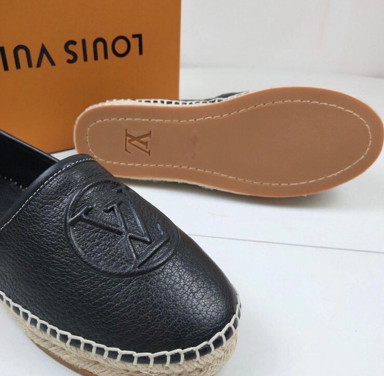 Leather Espadrilles