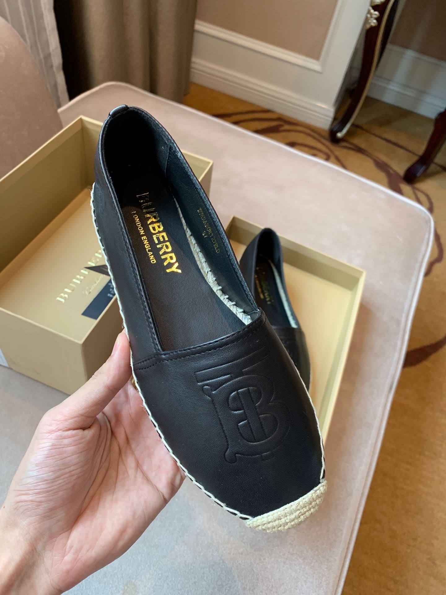 Leather Espadrilles