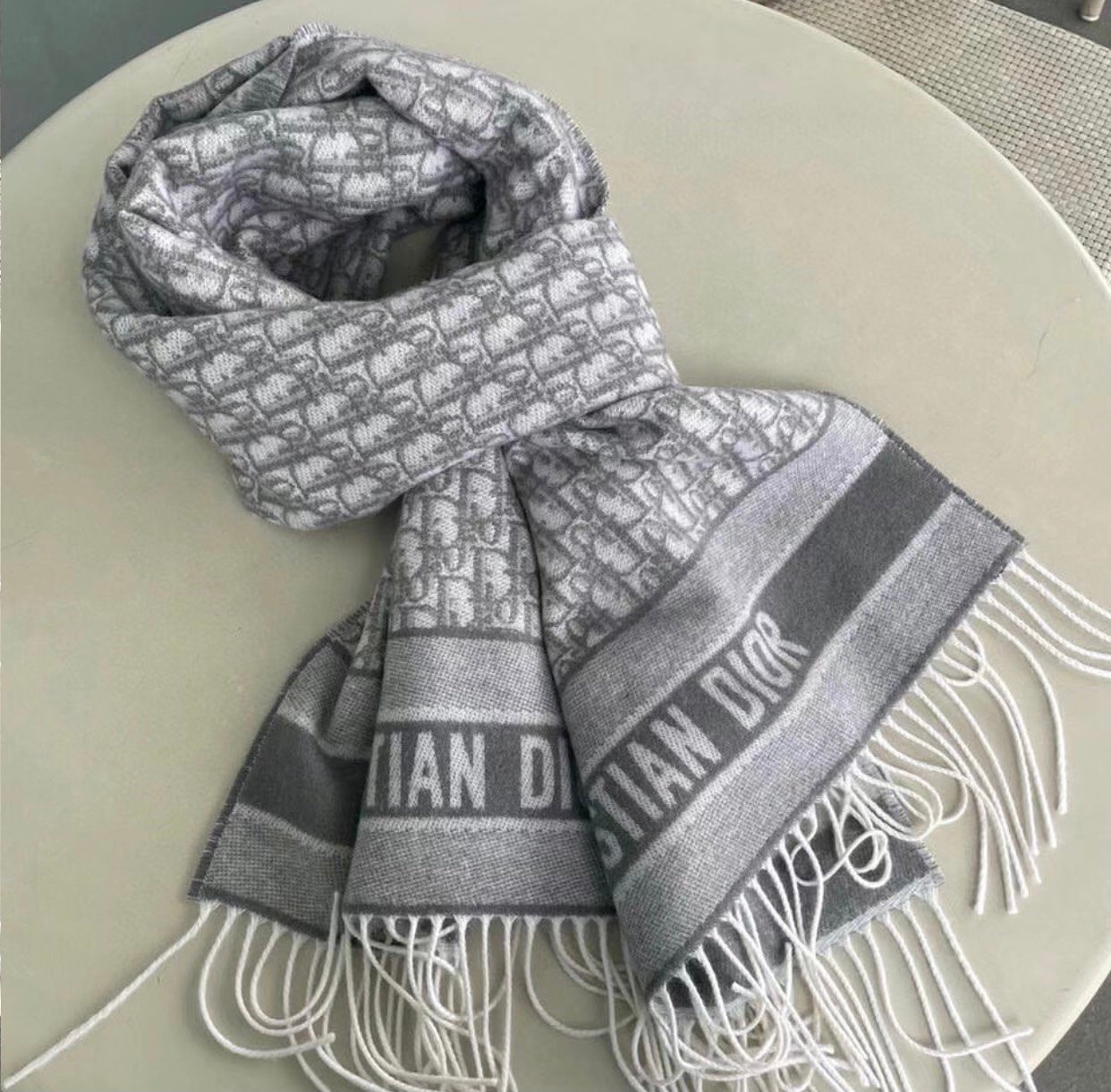 Oblique Cashmere Scarf