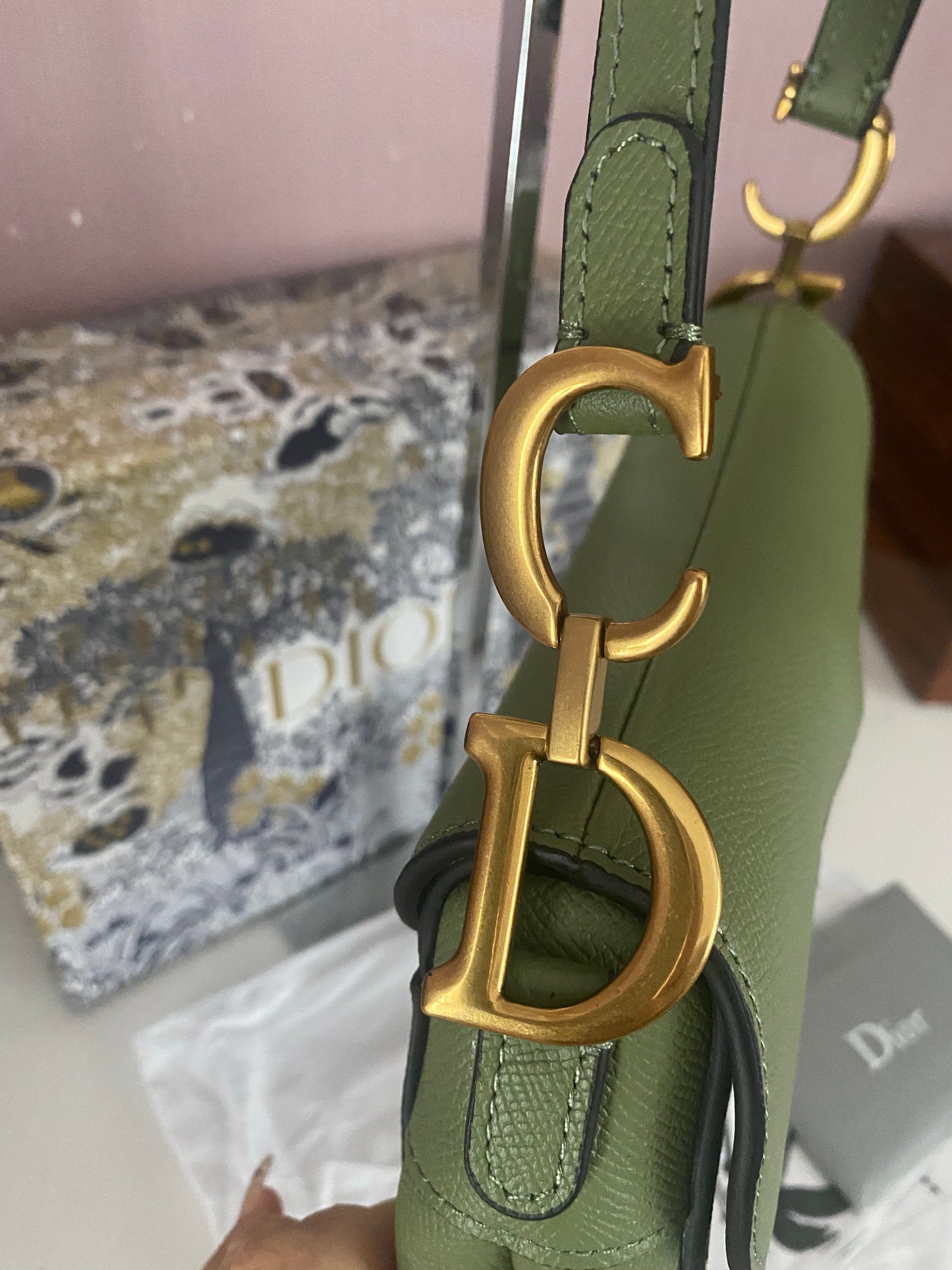 Saddle Bag Grained Leather