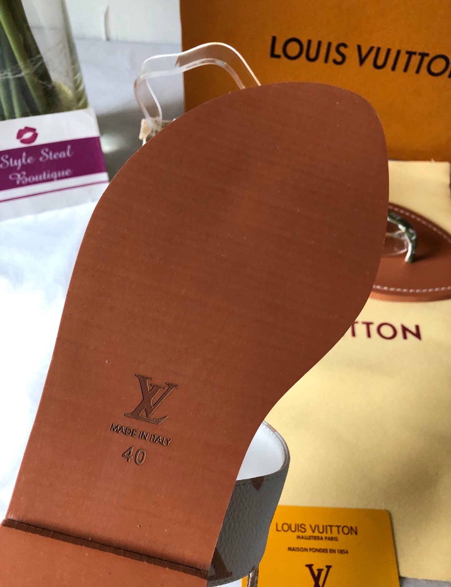 Giant Monogram Sandals