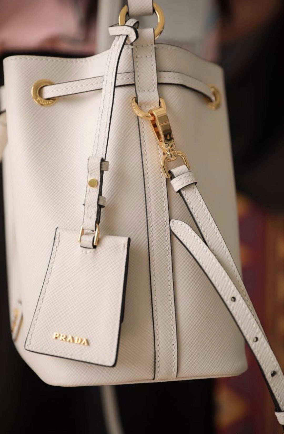 Leather Bucket Bag