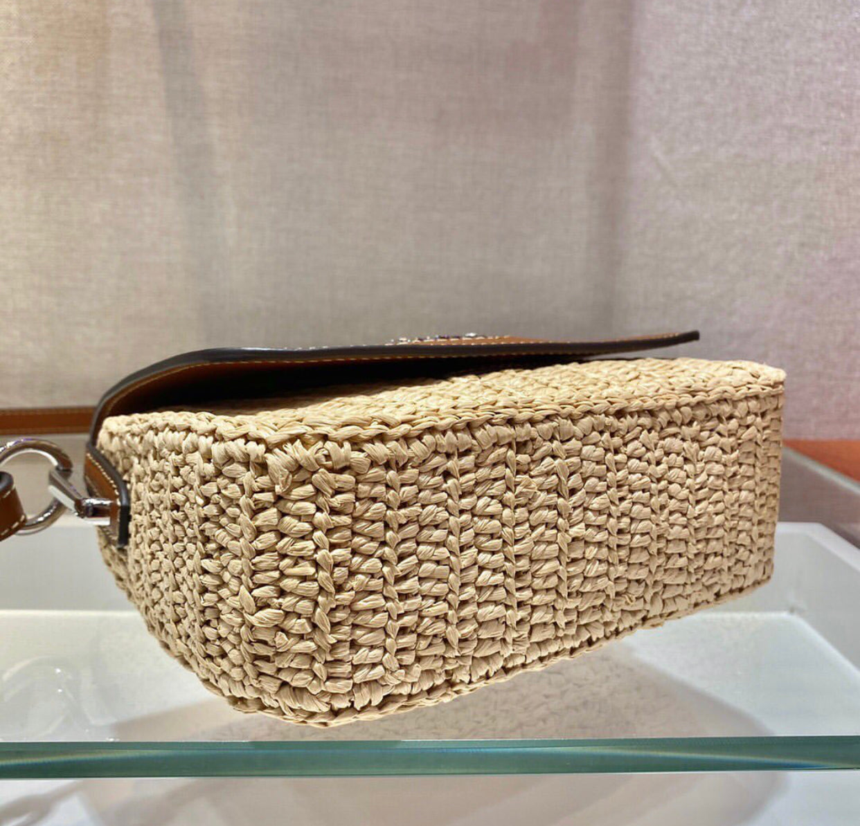 Raffia Shoulder Bag