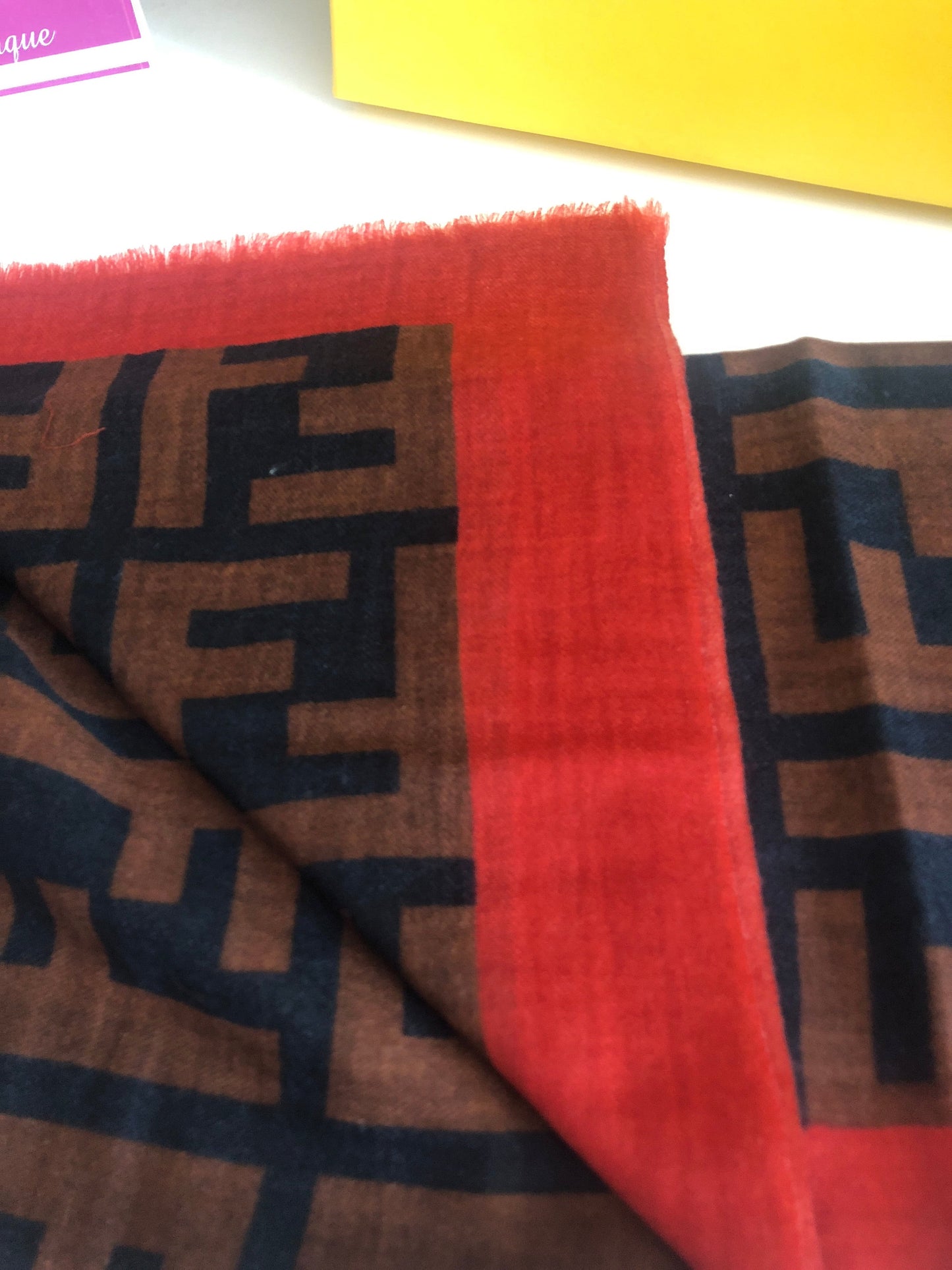 Logo Silk Scarf