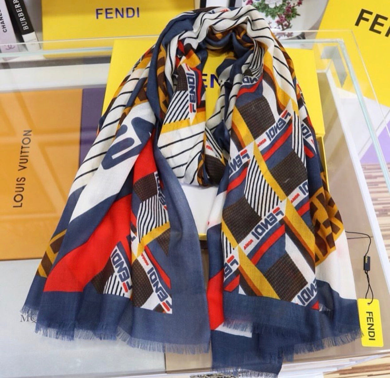 Logo Silk Scarf