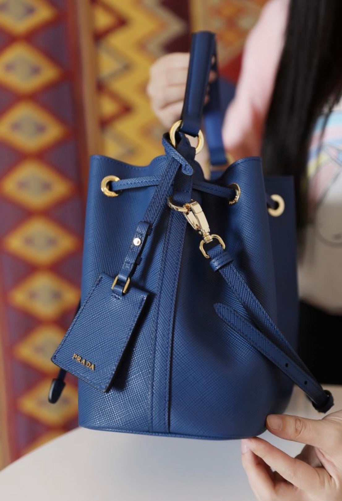 Leather Bucket Bag