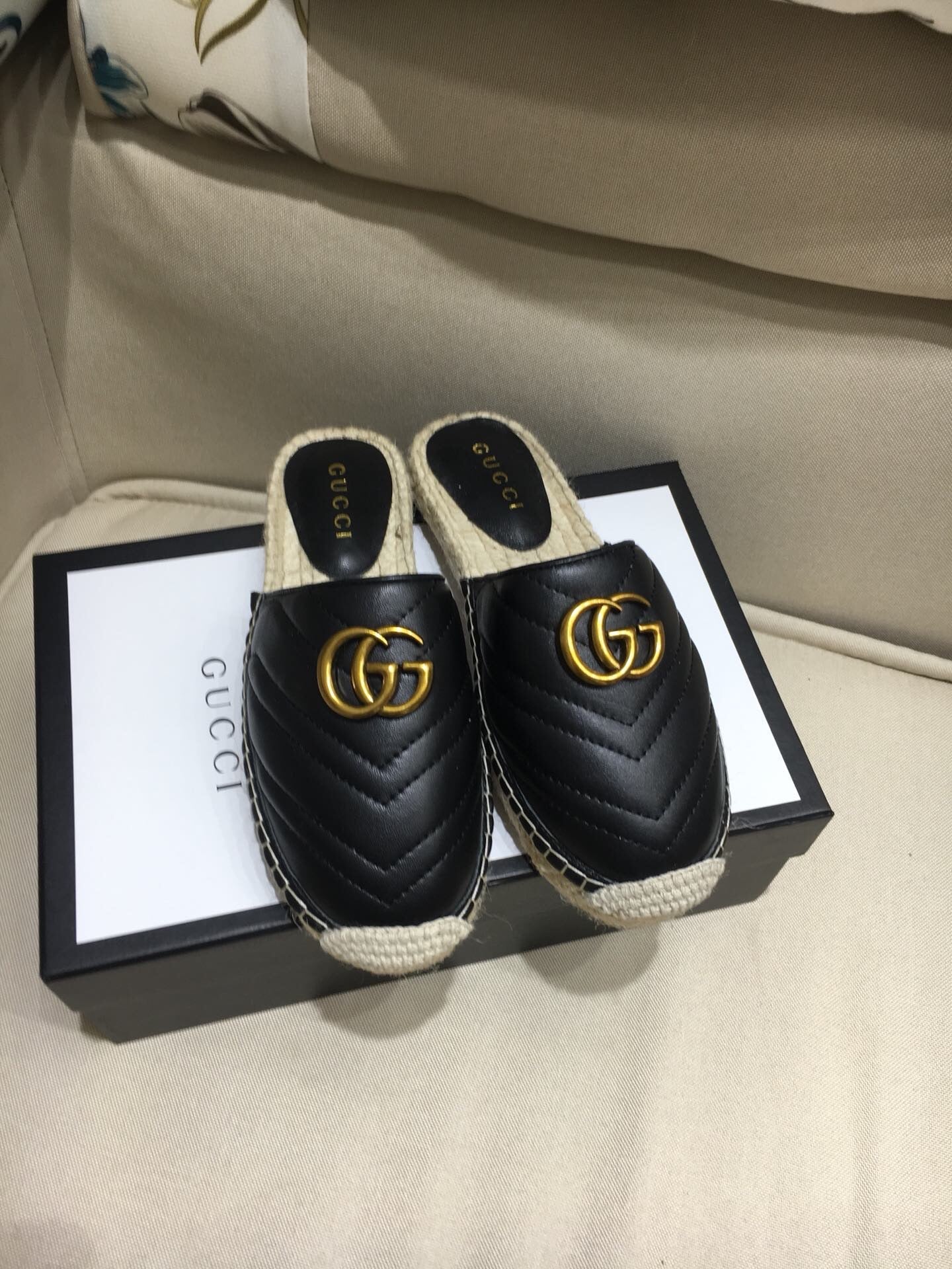 Leather Espadrilles