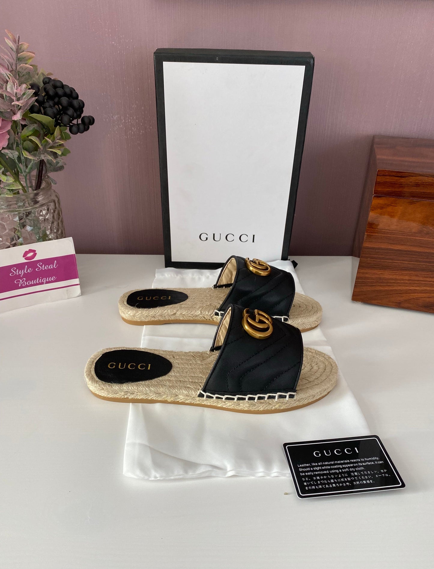 Leather Espadrille Sandals