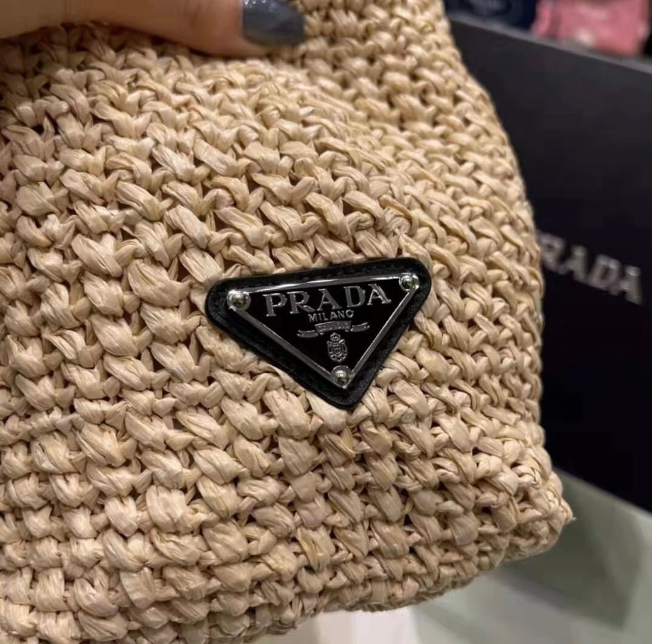 Large Raffia Tote