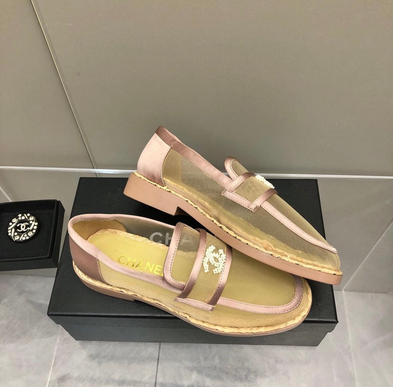 CC Mesh Loafers