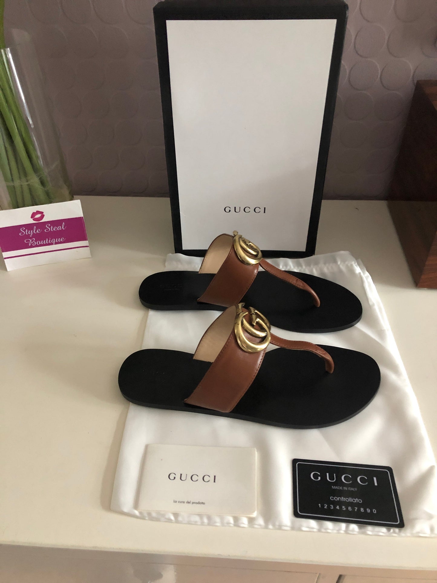 Leather Thong Sandals