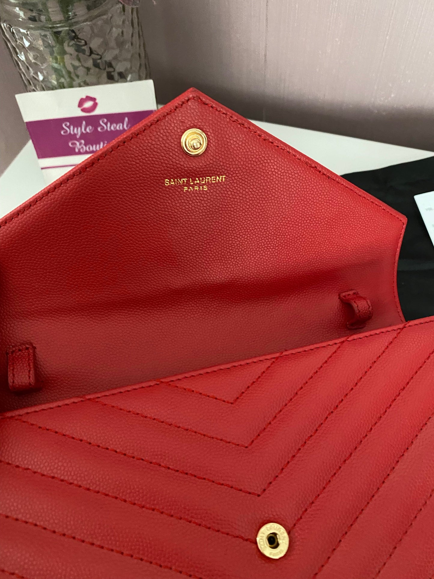 Monogram Chain Clutch