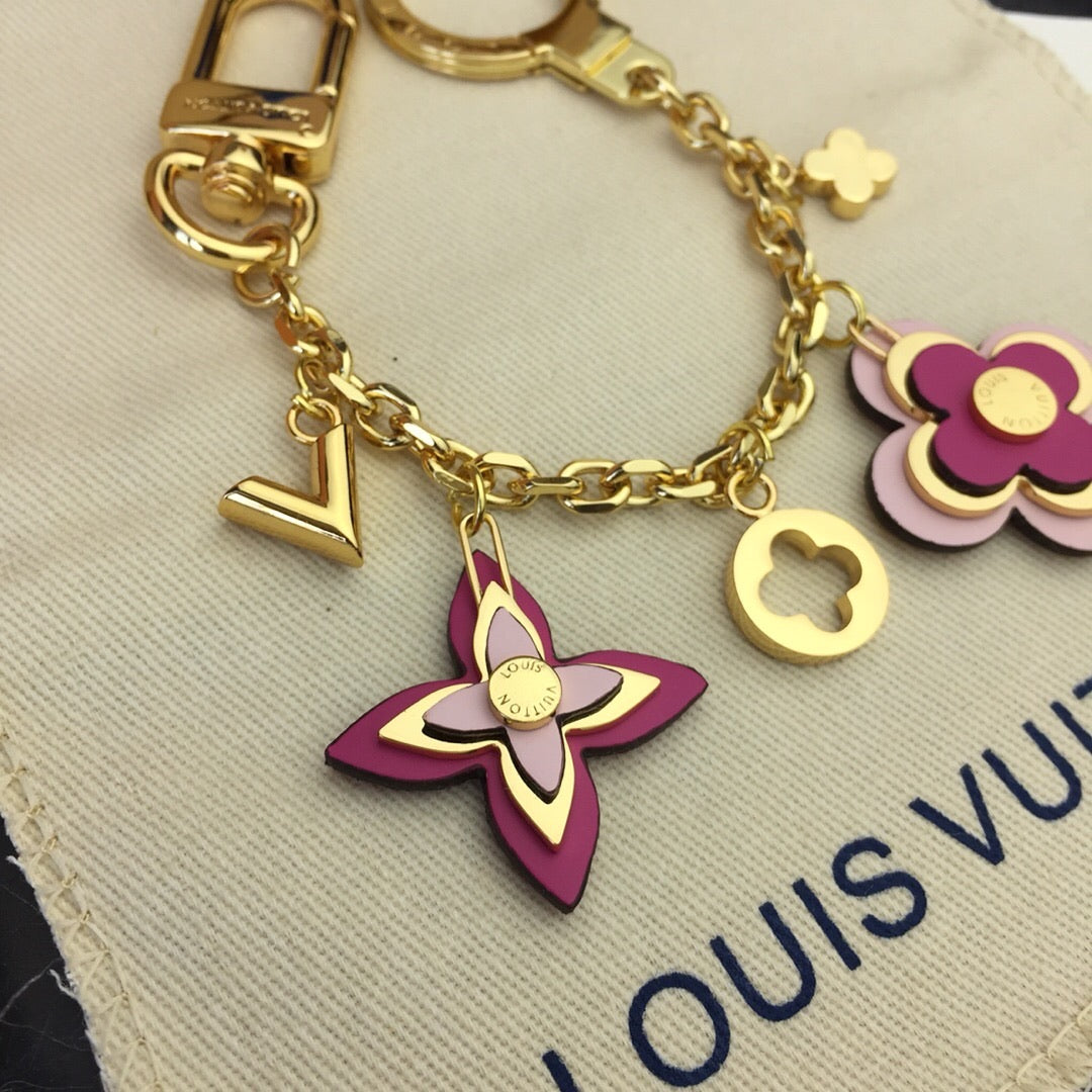 Blooming Flowers Bag Chain