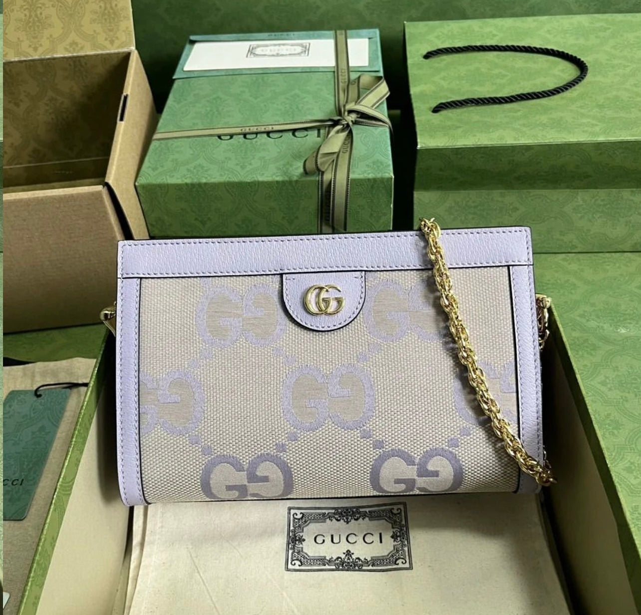 Ophidia Jumbo GG Shoulder Bag