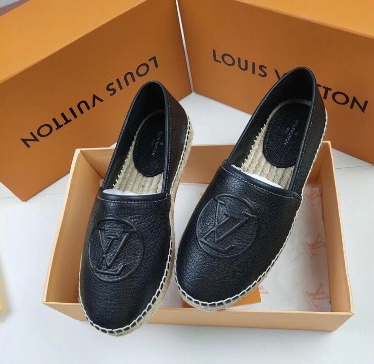 Leather Espadrilles