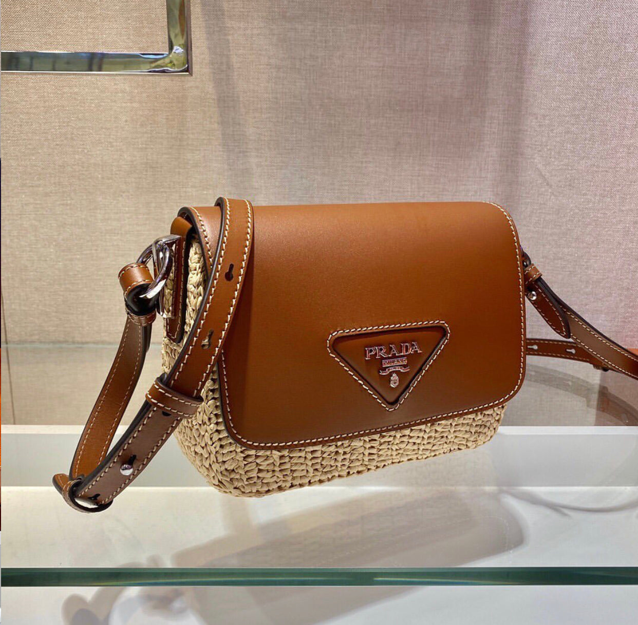 Raffia Shoulder Bag