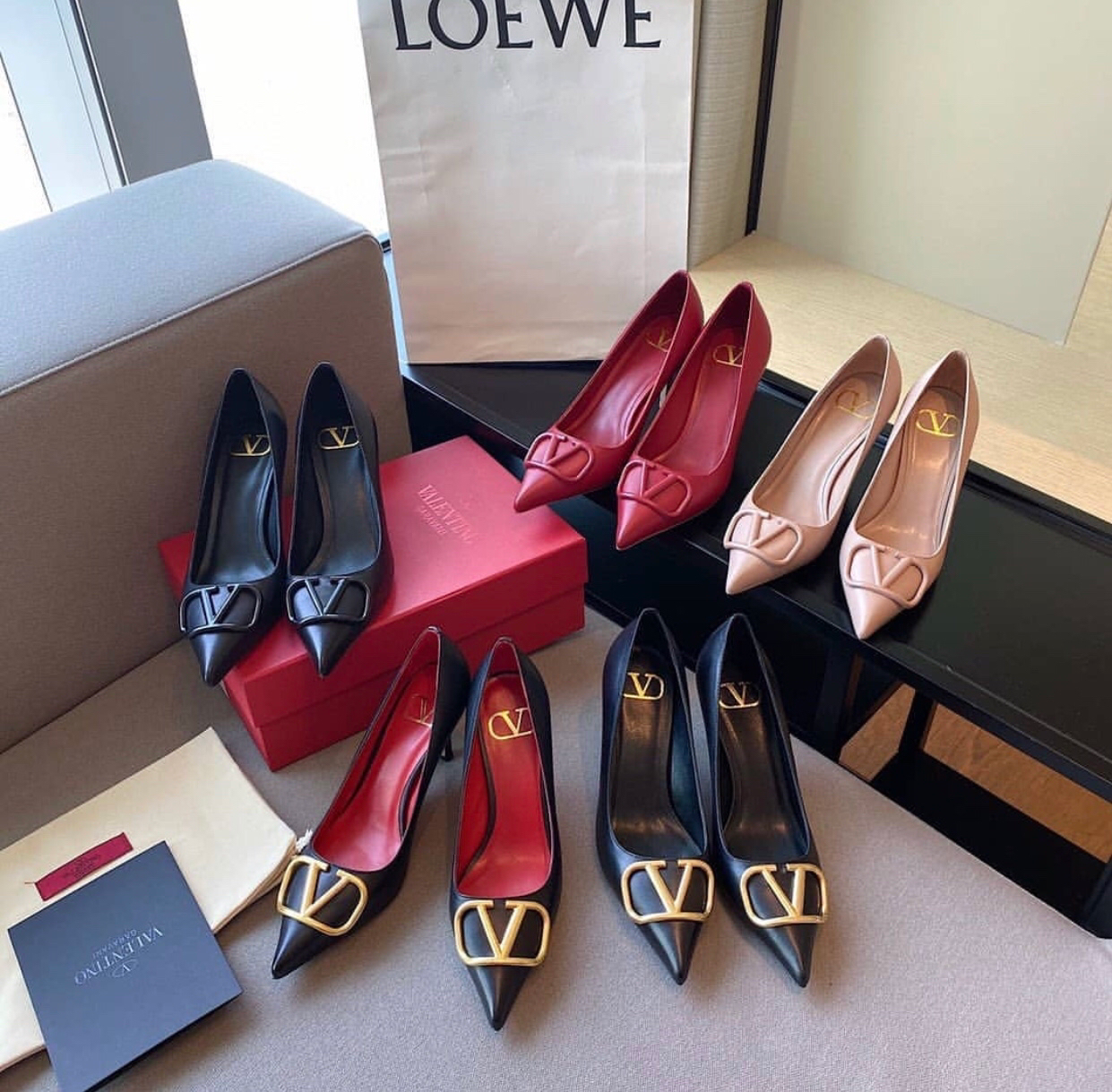 V Logo Pump