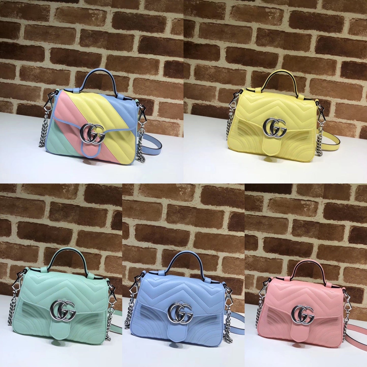 Pastels Marmont Top Handle