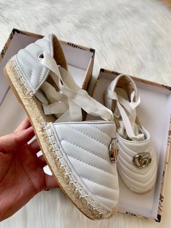 Matelasse Espadrille Sandals