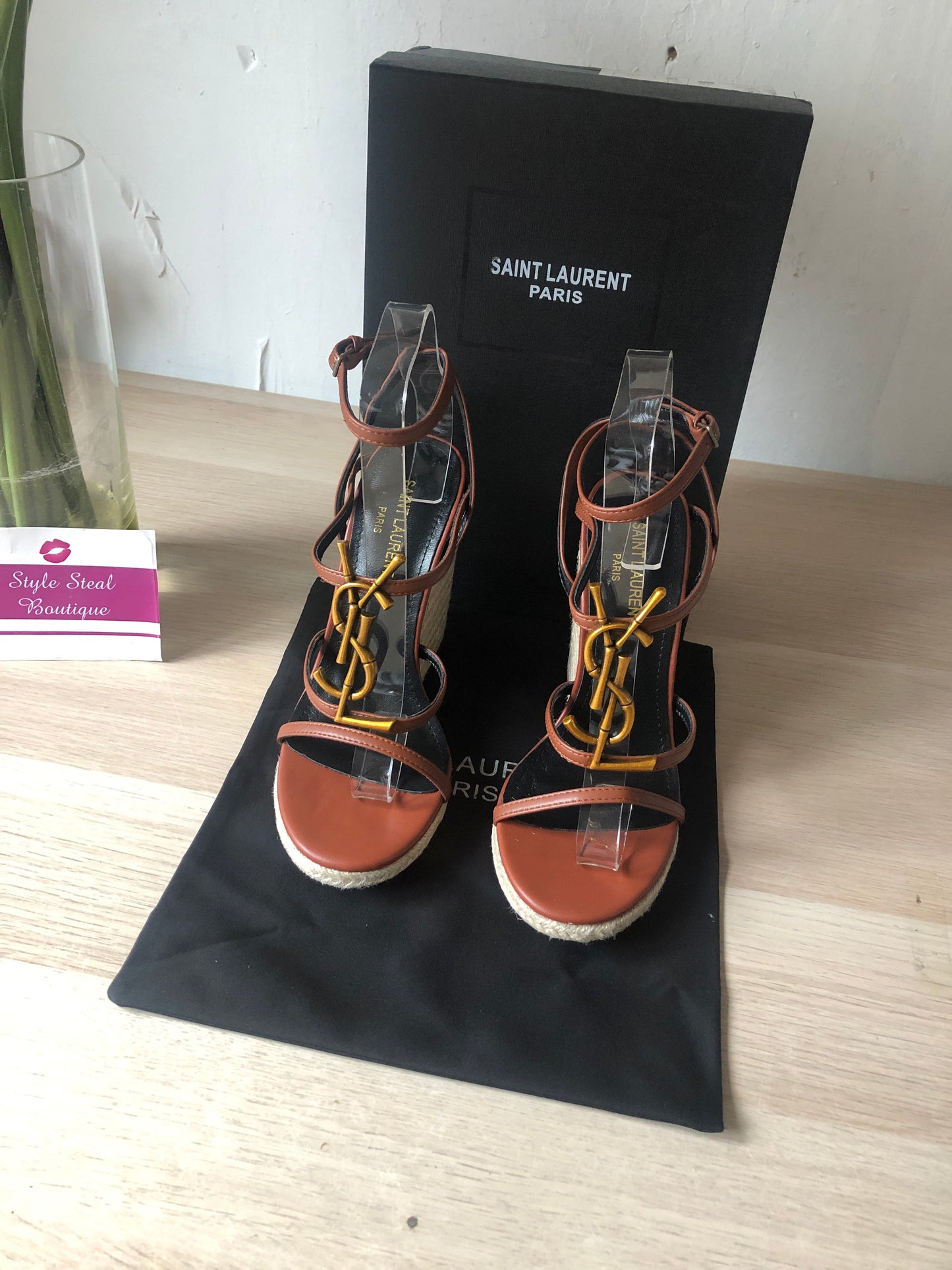 Cassandra Bamboo Wedges