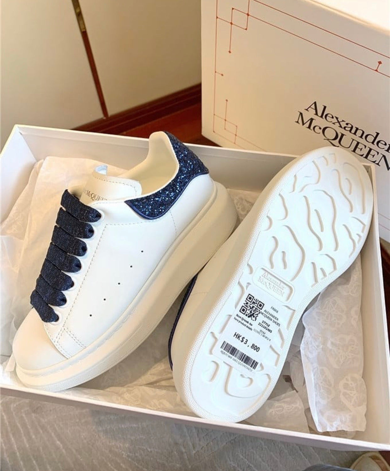 Oversized Sneaker Glitter
