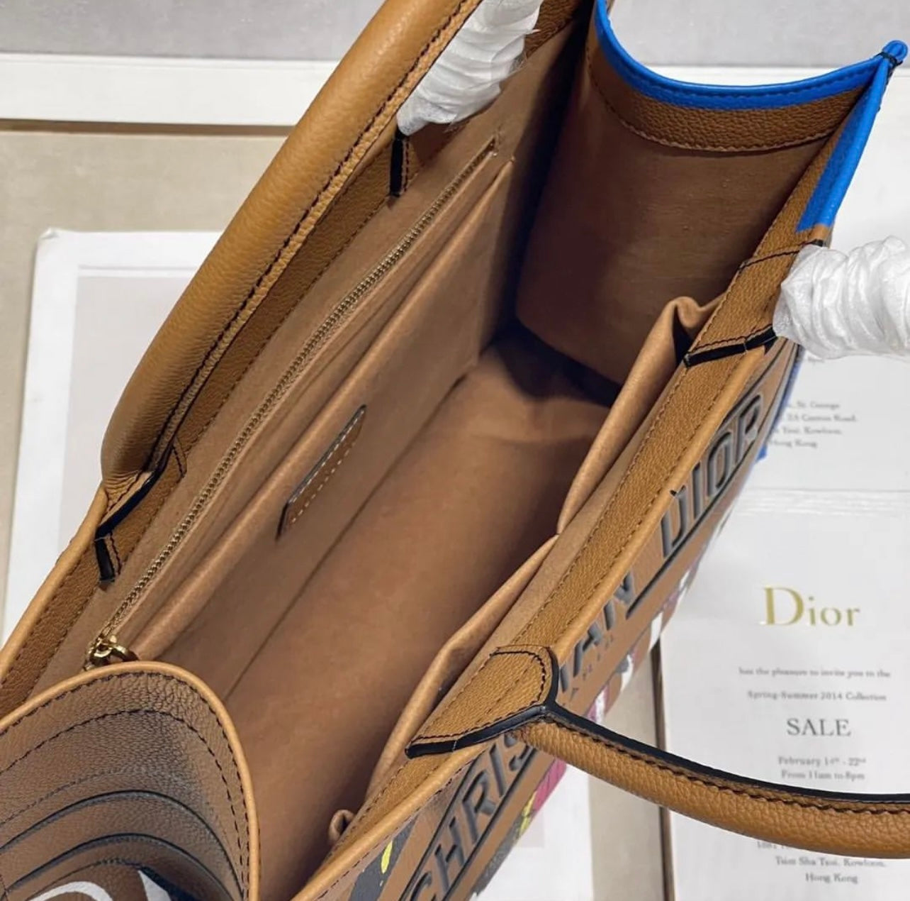 Leather Book Tote