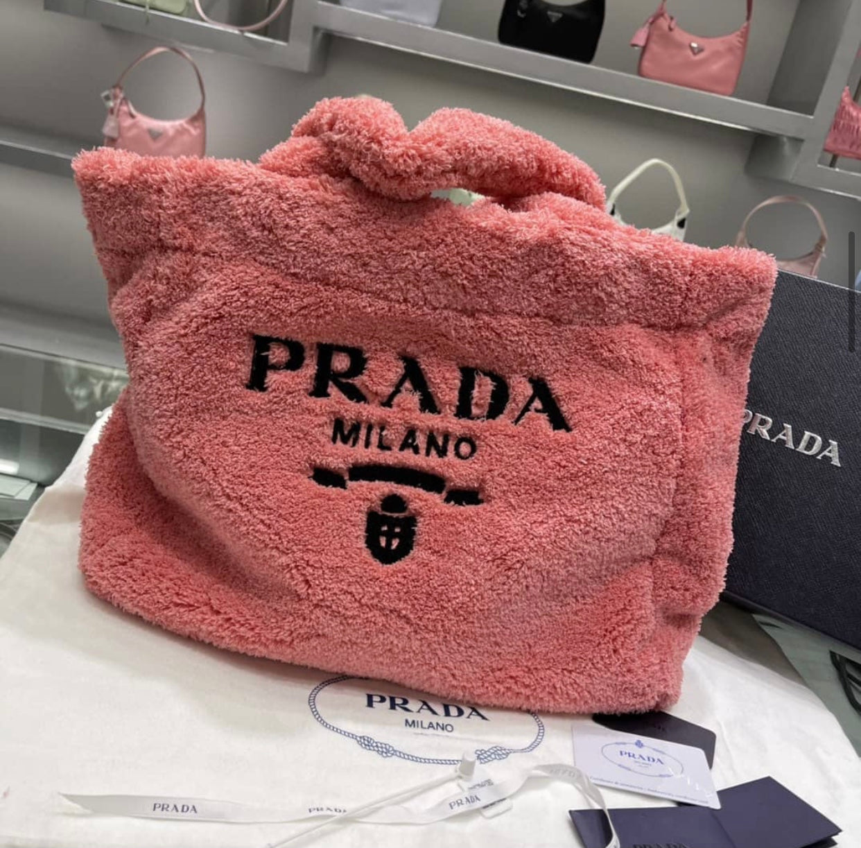 Shearling Tote