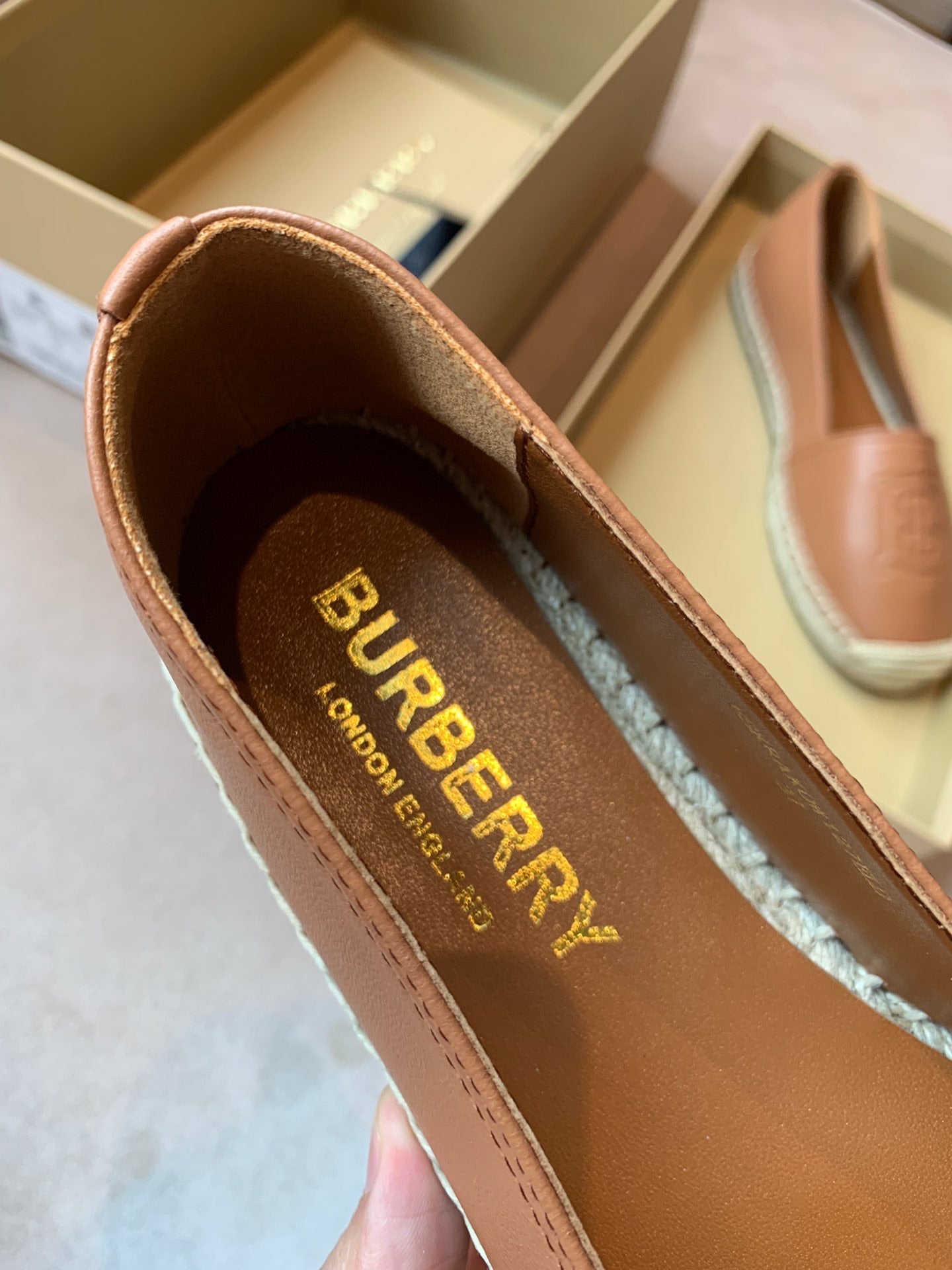 Leather Espadrilles