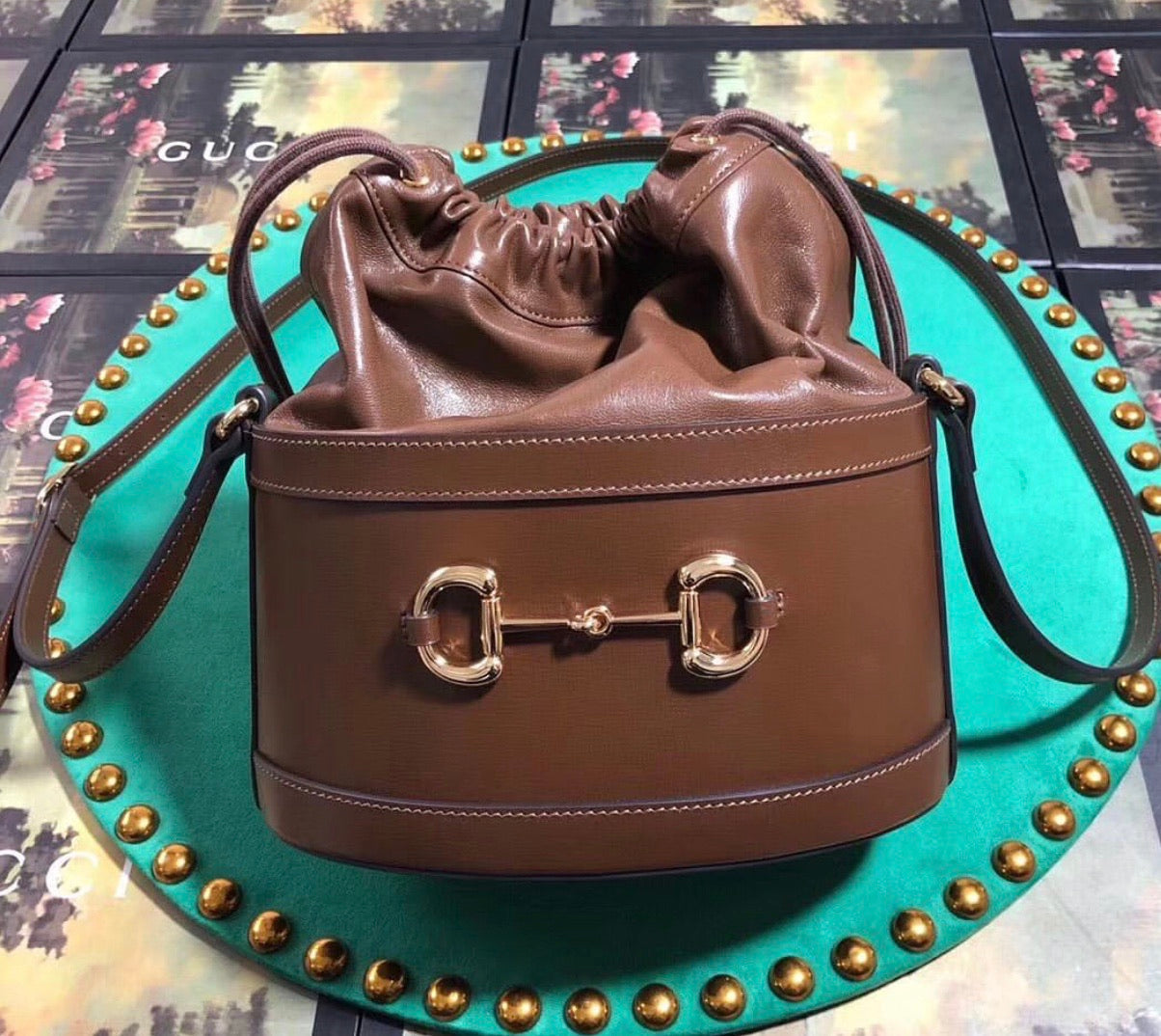 1955 Horsebit Bucket Bag
