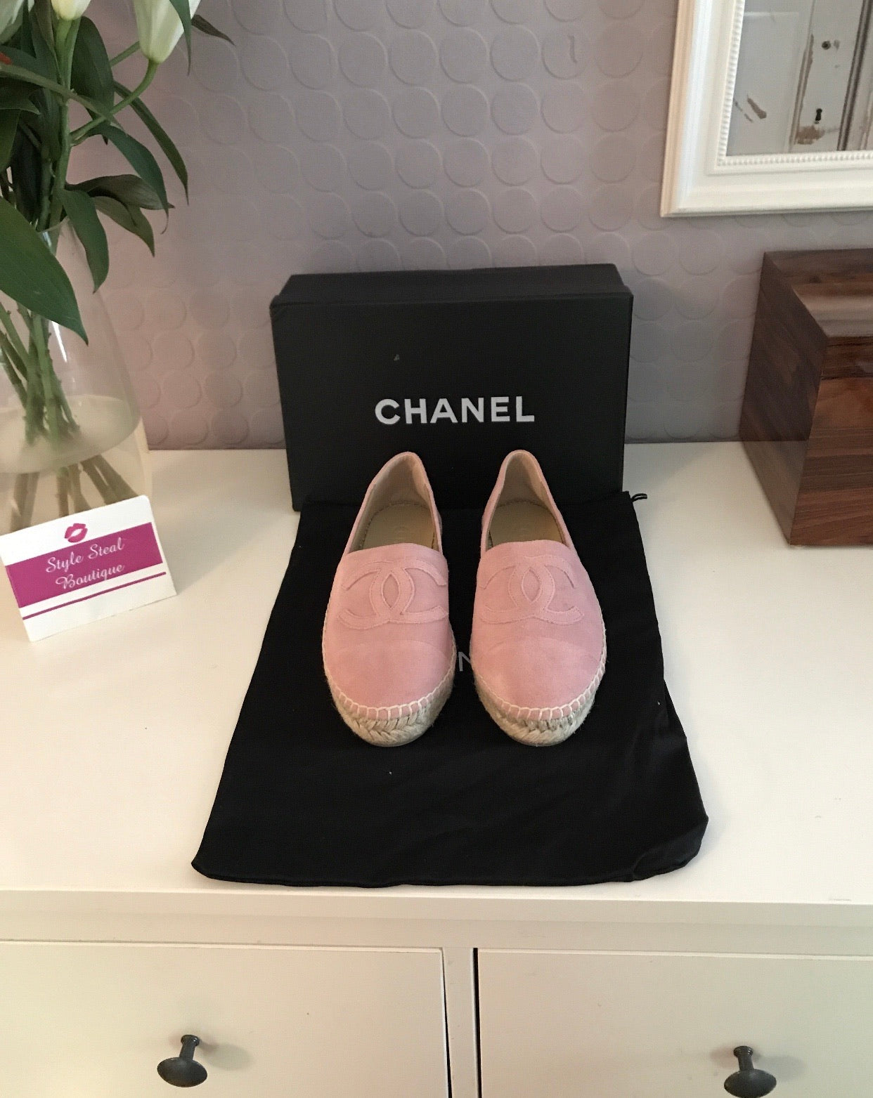 Suede Espadrilles