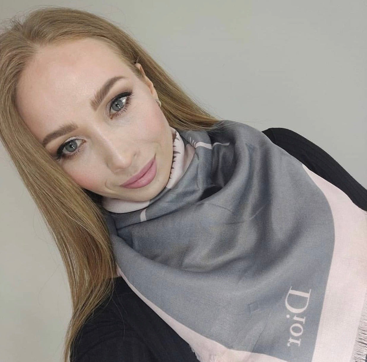 Logo Silk Scarf
